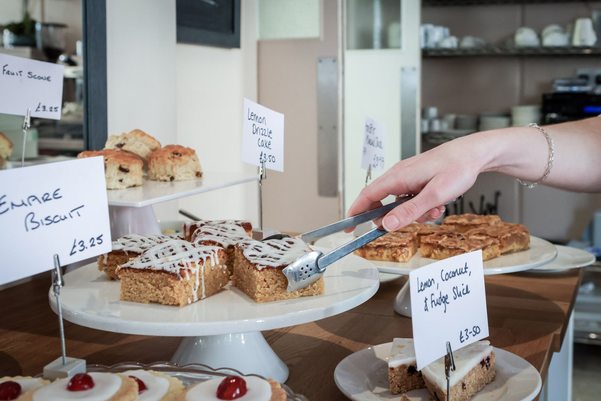 Cakes in Carlyle House in Haddington