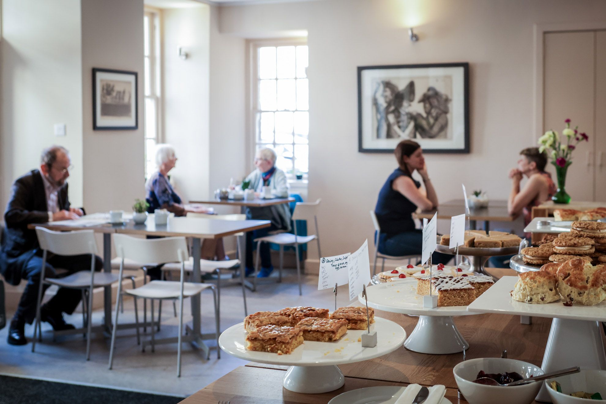 Cakes in Carlyle House in Haddington