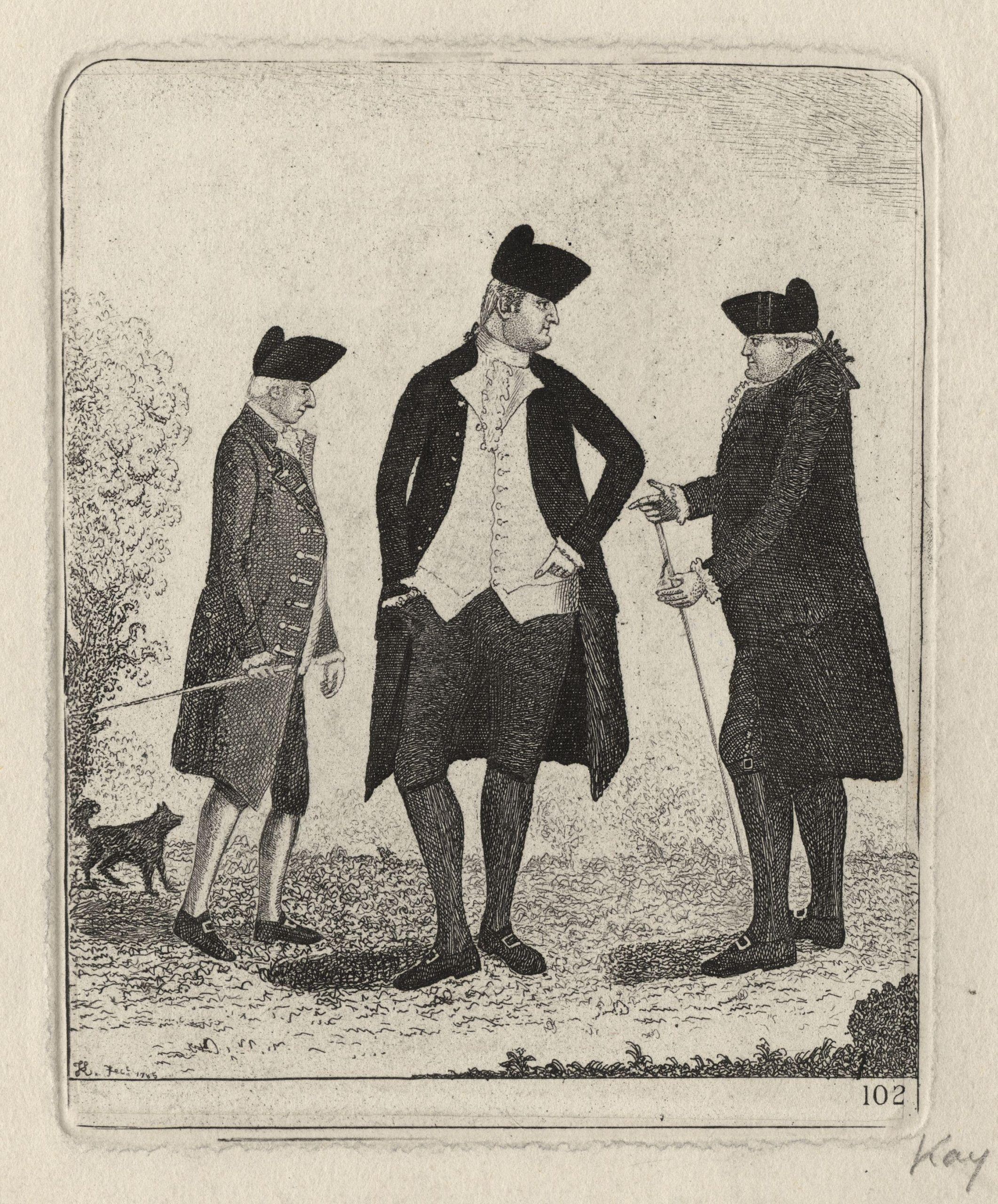 John Kay Thomas Hamilton, 7th Earl of Haddington; Sir William Forbes, 6th Bt; Sir James Hunter Blair